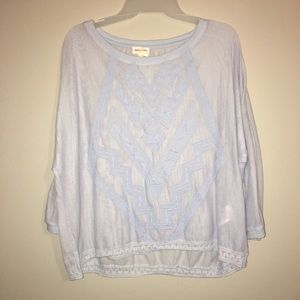 Baby blue blouse